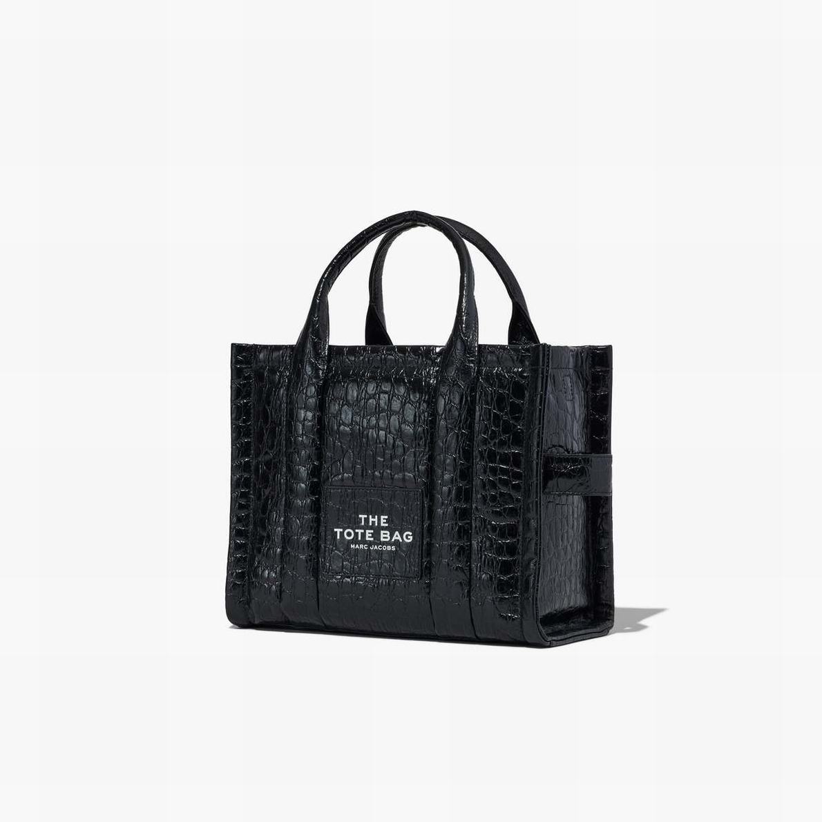 Marc Jacobs Croc-Embossed Medium Toteväska Dam Svarta | ENL-163485