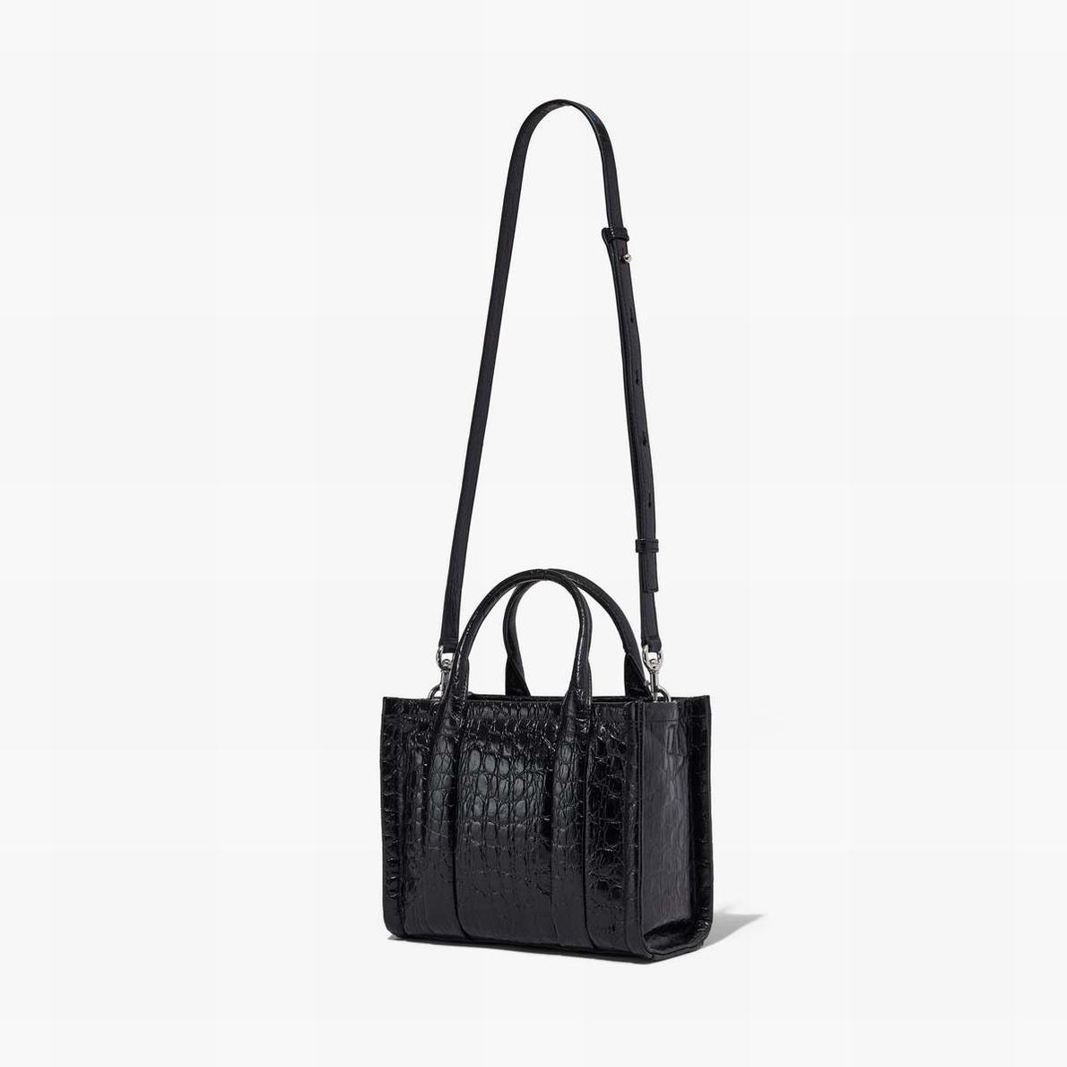 Marc Jacobs Croc-Embossed Mini Toteväska Dam Svarta | ISF-861032