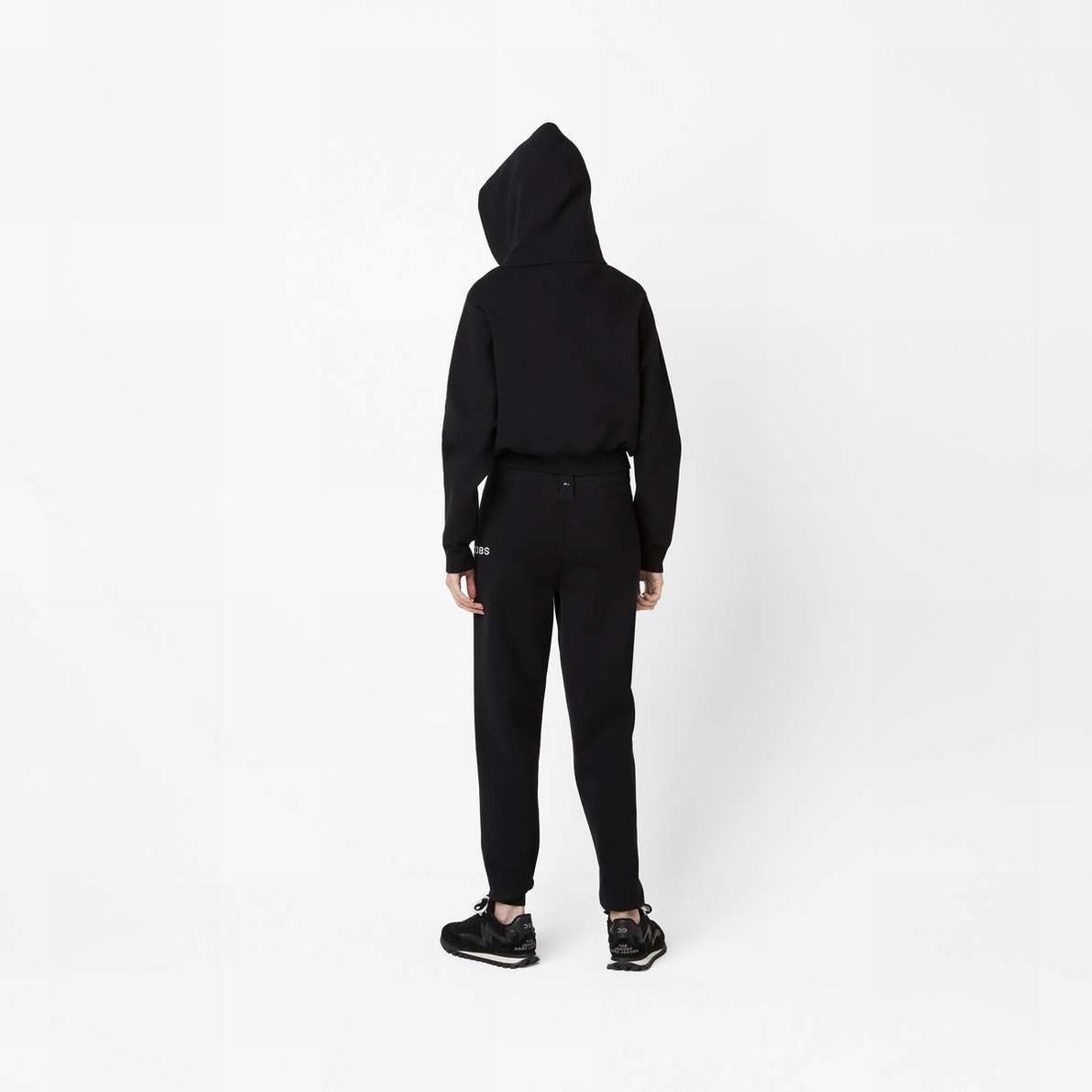 Marc Jacobs Cropped Zip Hoodie Dam Svarta | VOF-584702