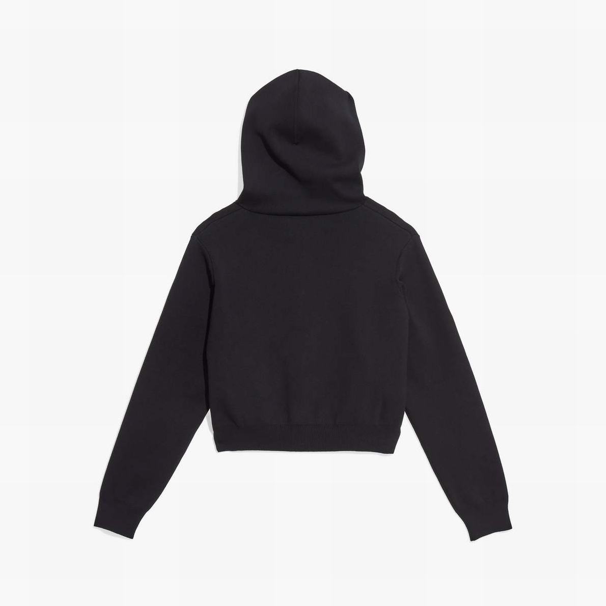 Marc Jacobs Cropped Zip Hoodie Dam Svarta | VOF-584702