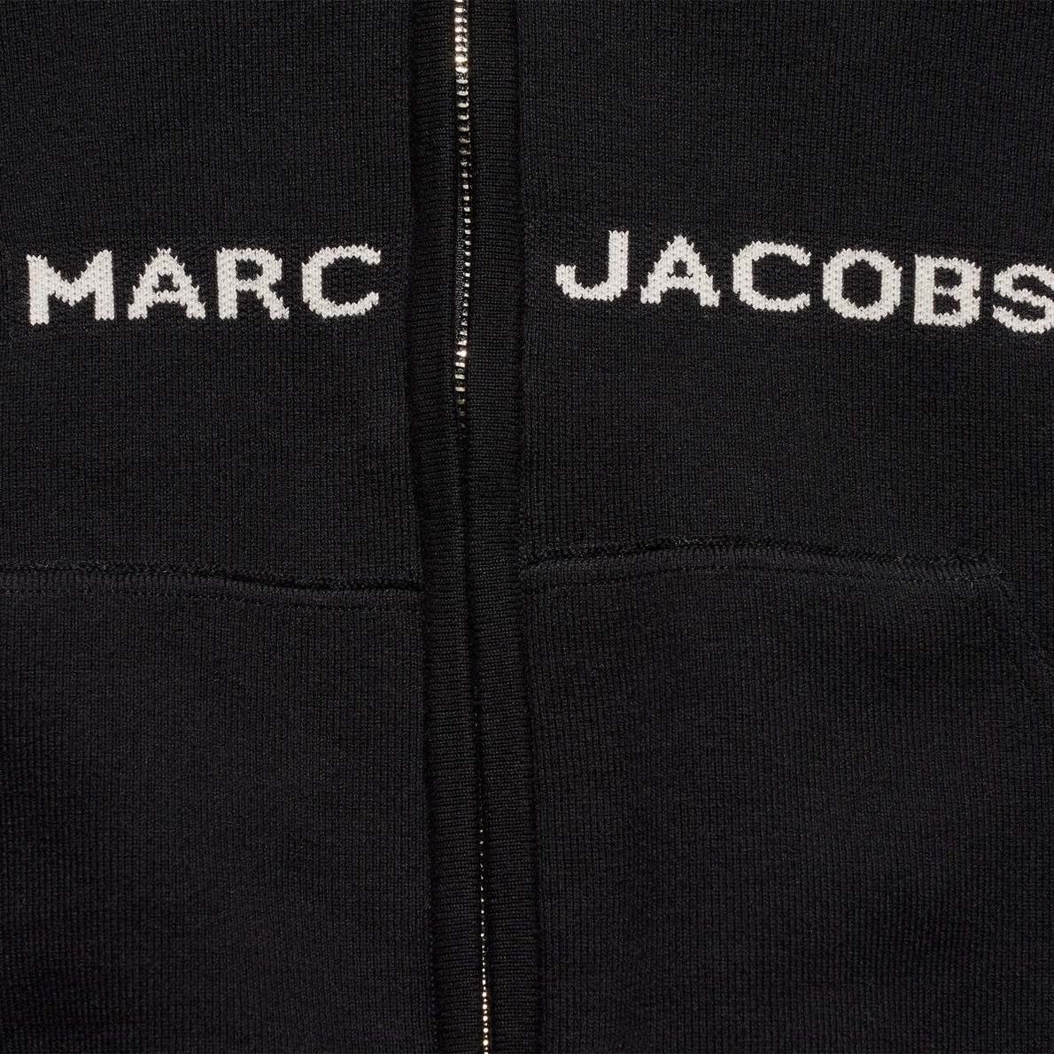 Marc Jacobs Cropped Zip Hoodie Dam Svarta | VOF-584702