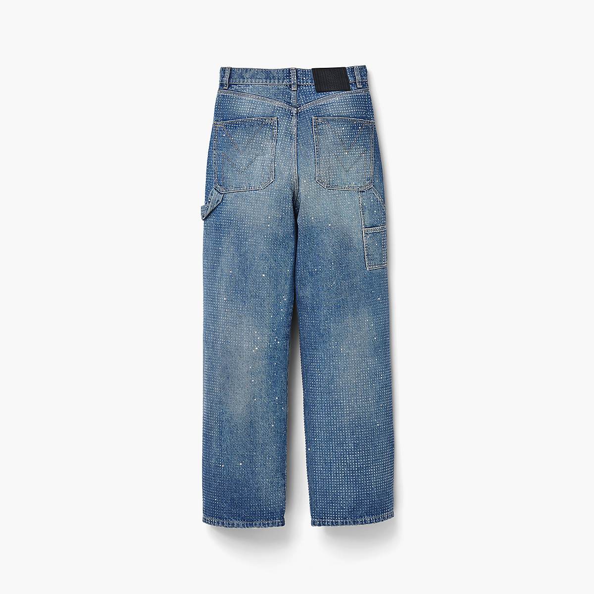 Marc Jacobs Crystal Denim Oversized Jeans Dam Ljusblå | TPQ-149730