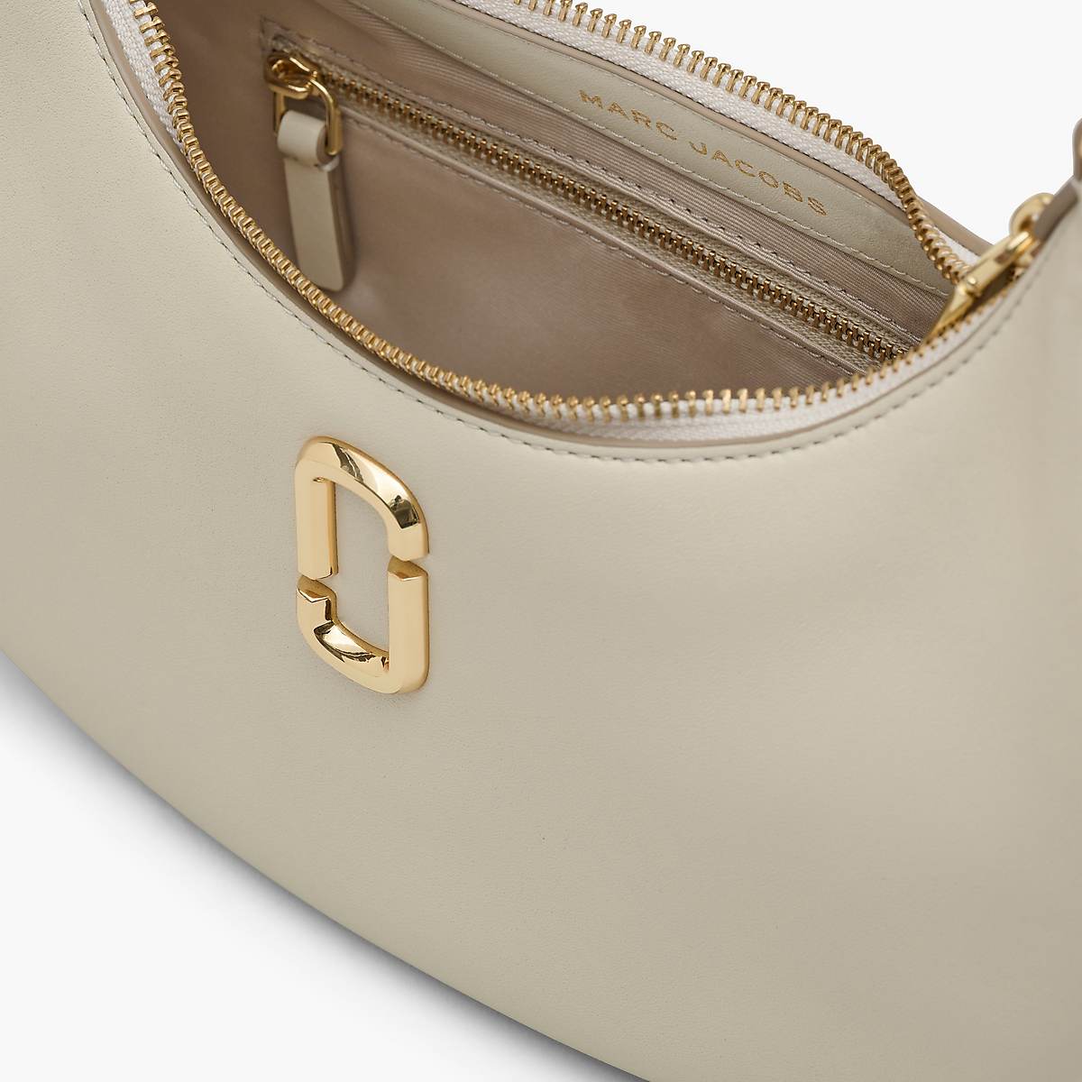 Marc Jacobs Curve Axelväska Dam Vita | FCB-256748