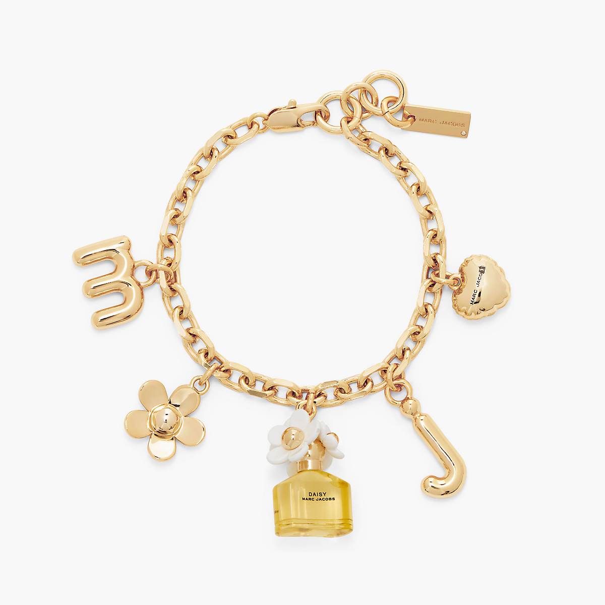 Marc Jacobs Daisy Charm Armband Dam Guld Gula Olika Färger | QCV-506734