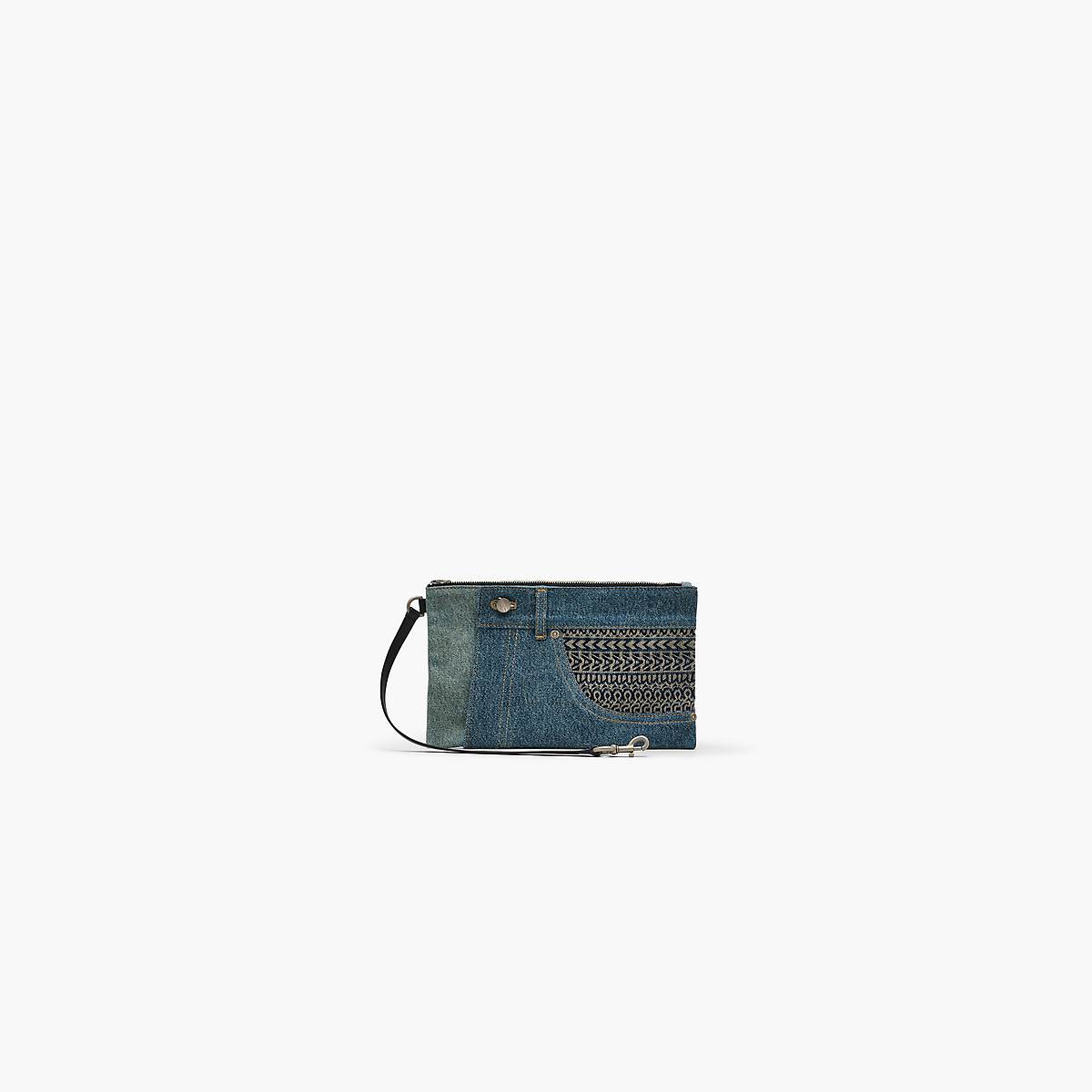 Marc Jacobs Deconstructed Denim Sack Axelväska Dam Indigo Olika Färger | RWZ-306297