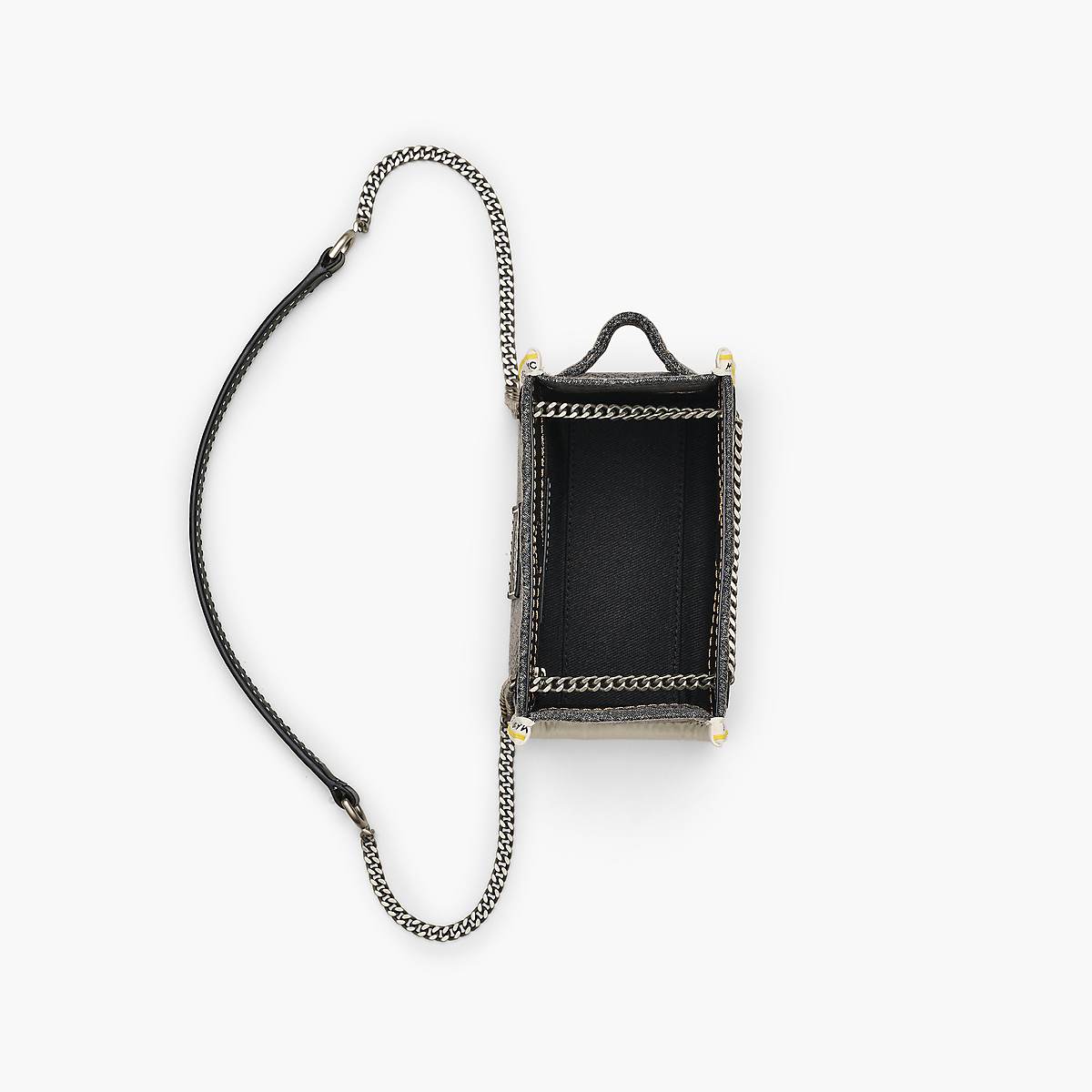 Marc Jacobs Denim Chain Crossbody Toteväska Dam Svarta Tvätt | OAL-016928