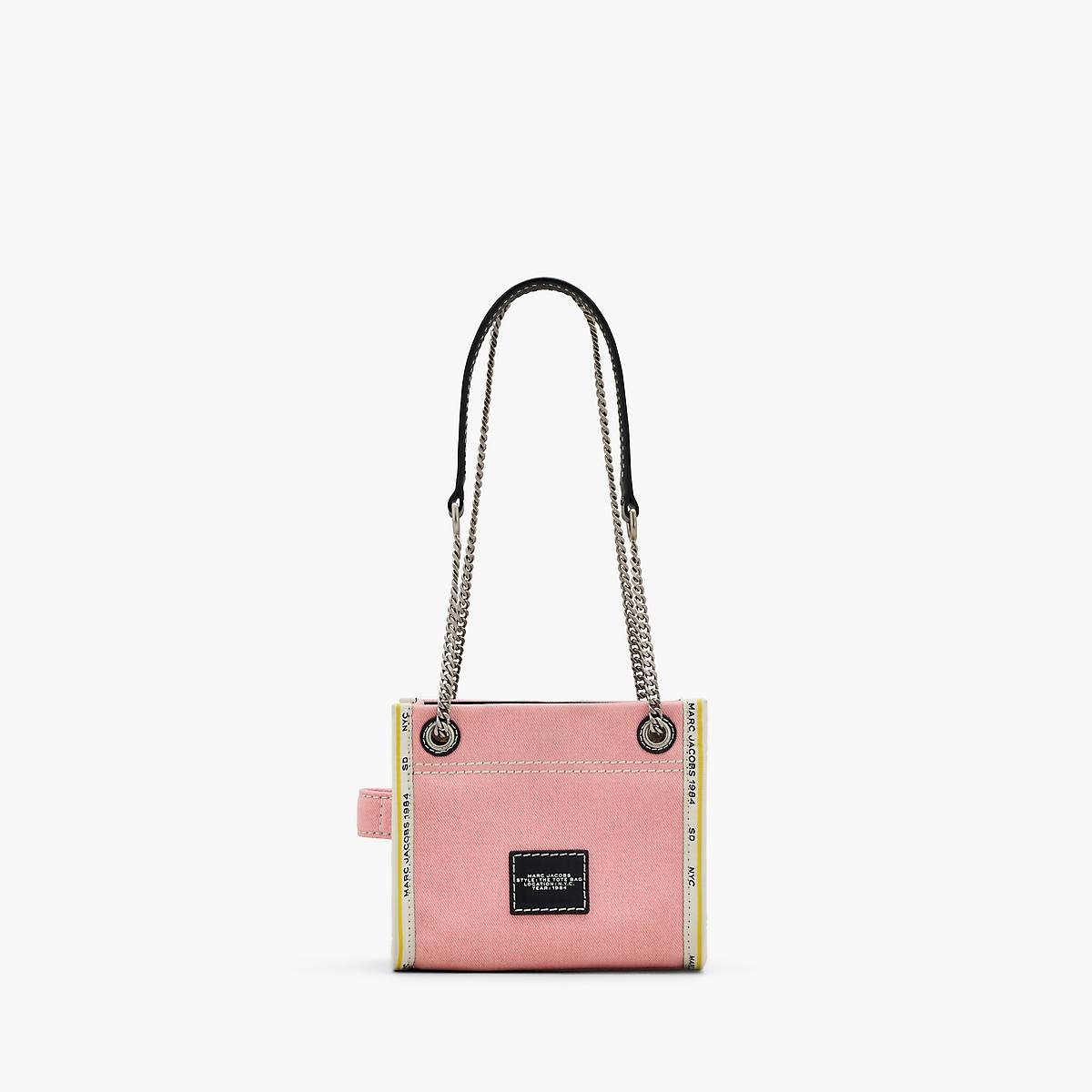 Marc Jacobs Denim Chain Crossbody Toteväska Dam Rosa | IBO-138246