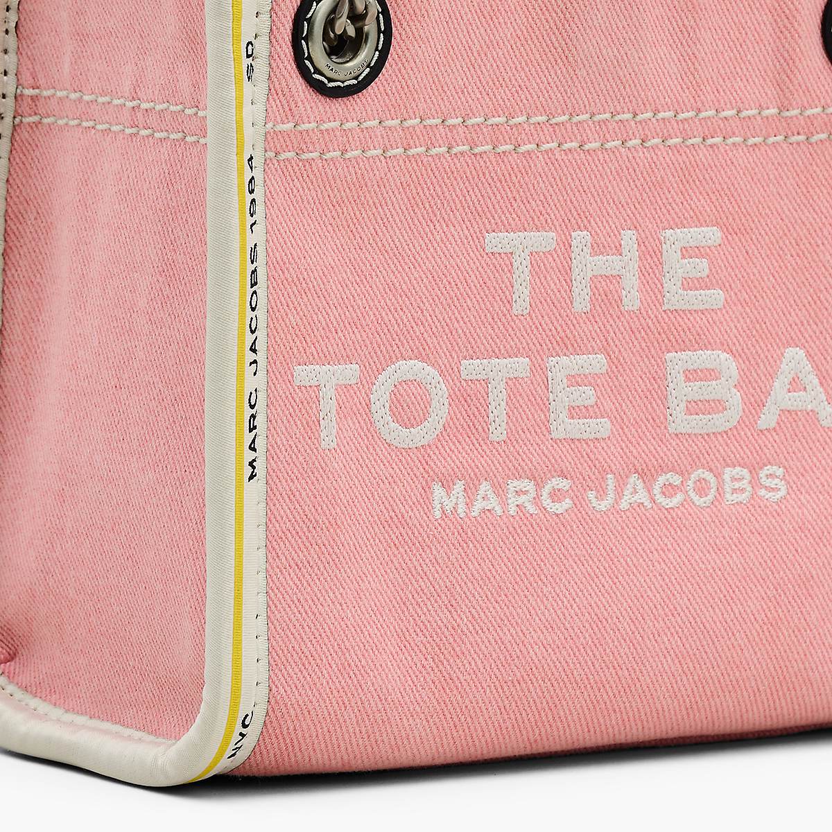 Marc Jacobs Denim Chain Crossbody Toteväska Dam Rosa | IBO-138246