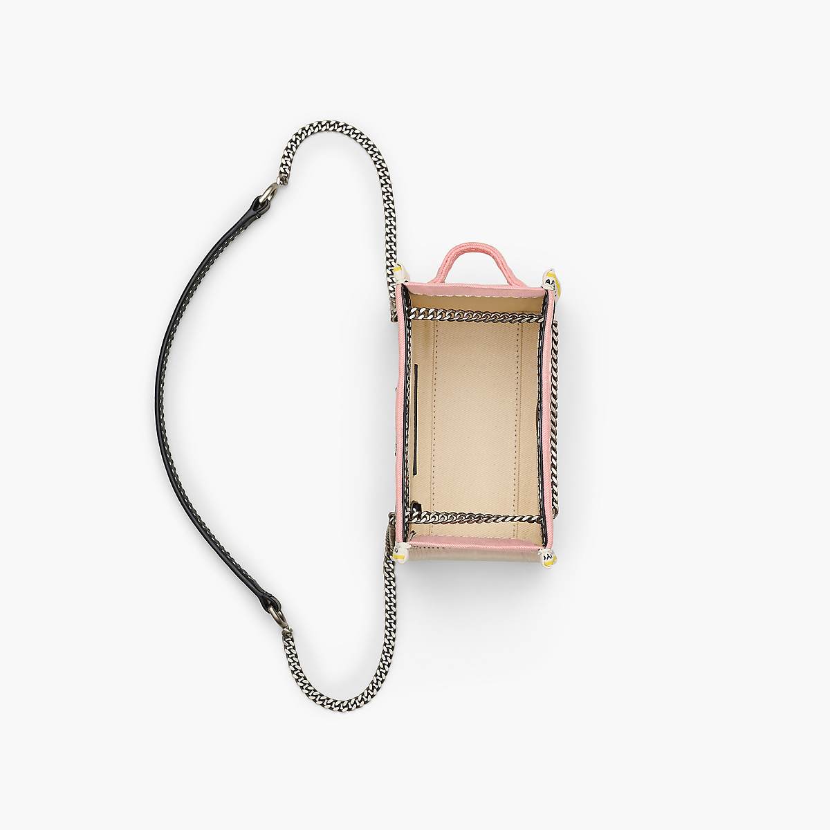 Marc Jacobs Denim Chain Crossbody Toteväska Dam Rosa | IBO-138246