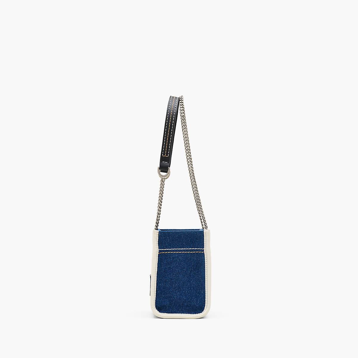 Marc Jacobs Denim Chain Crossbody Toteväska Dam Mörktvätt | LTY-251748