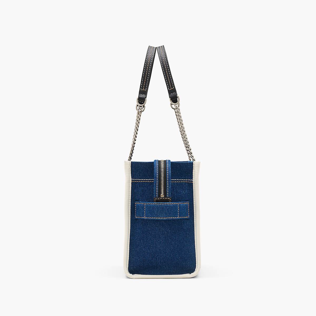 Marc Jacobs Denim Chain Medium Toteväska Dam Mörktvätt | GFI-895376