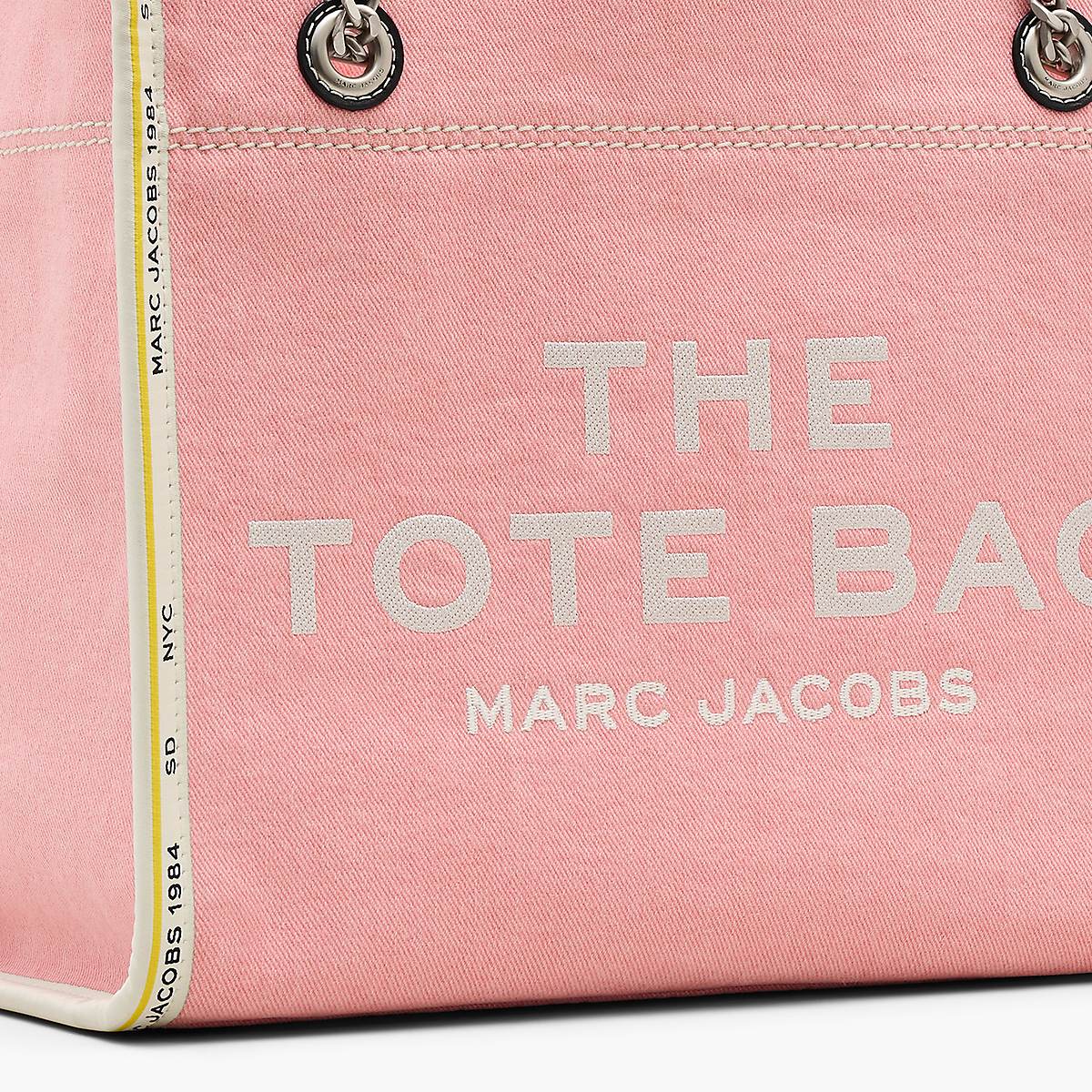 Marc Jacobs Denim Chain Medium Toteväska Dam Rosa | NZK-509386