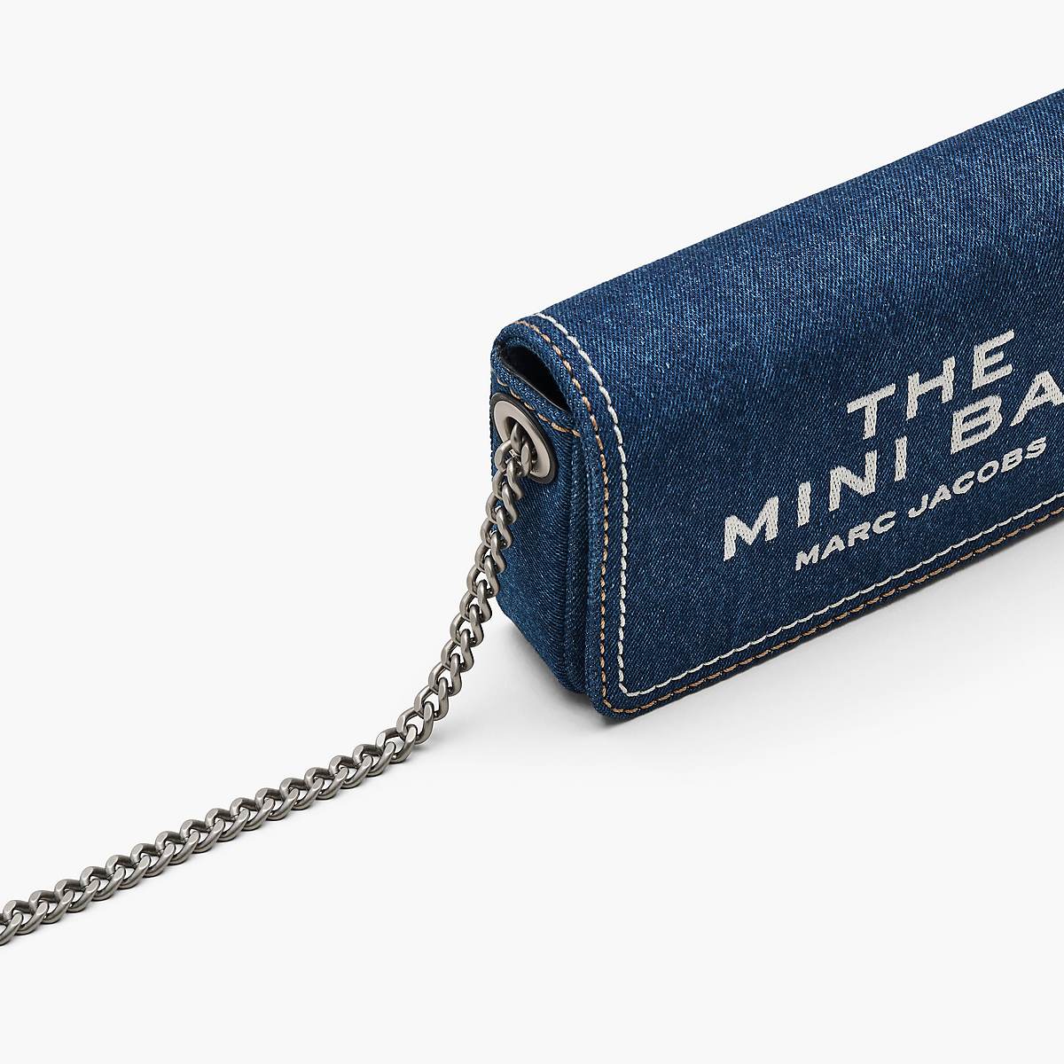 Marc Jacobs Denim Chain Mini Crossbody Väska Dam Mörktvätt | GDF-570649