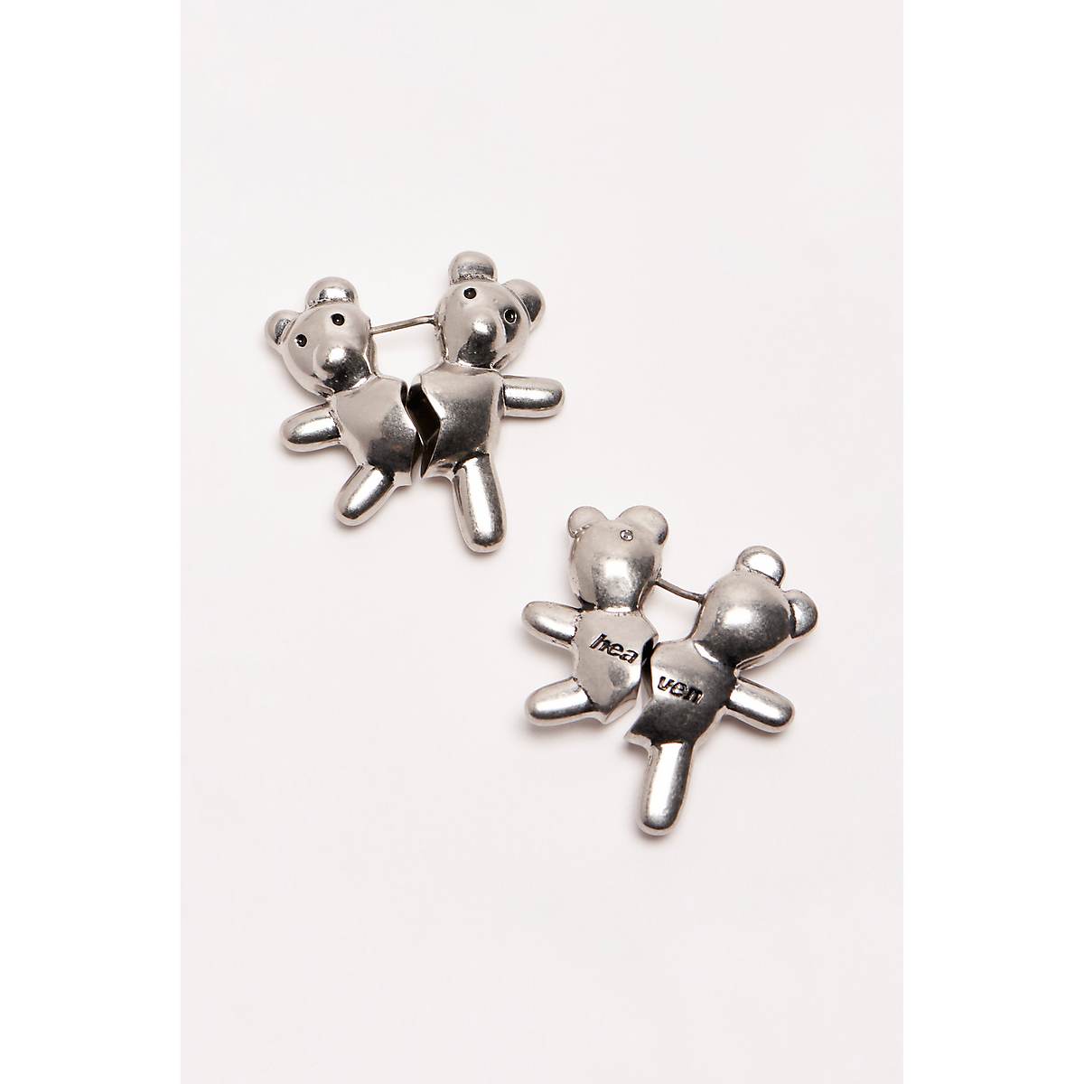 Marc Jacobs Double Headed Teddy Hug Smycken Dam Silver | PCK-198257