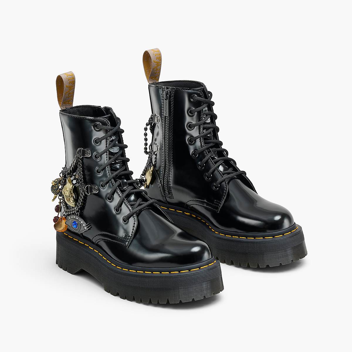 Marc Jacobs Dr. Martens x Marc Jacobs Charm Jadon Stövlar Dam Svarta | PBN-428910