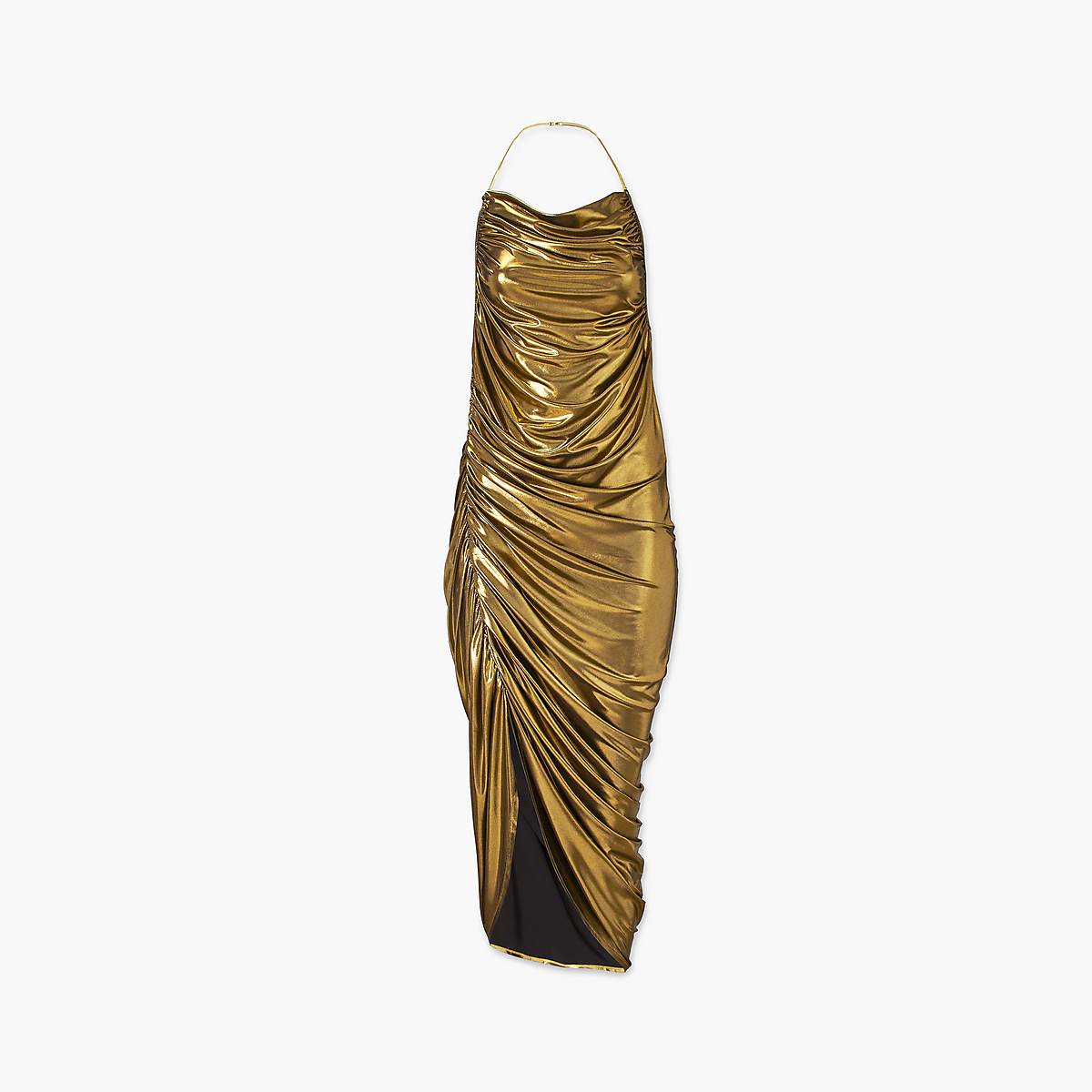 Marc Jacobs Fluid Draped Klänning Dam Guld | LSH-706819