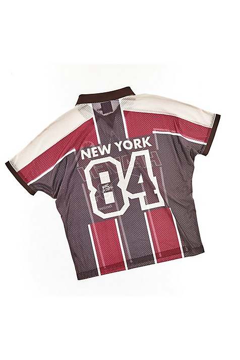 Marc Jacobs Football Jersey T-Shirt Dam Röda Bruna | CIG-158409