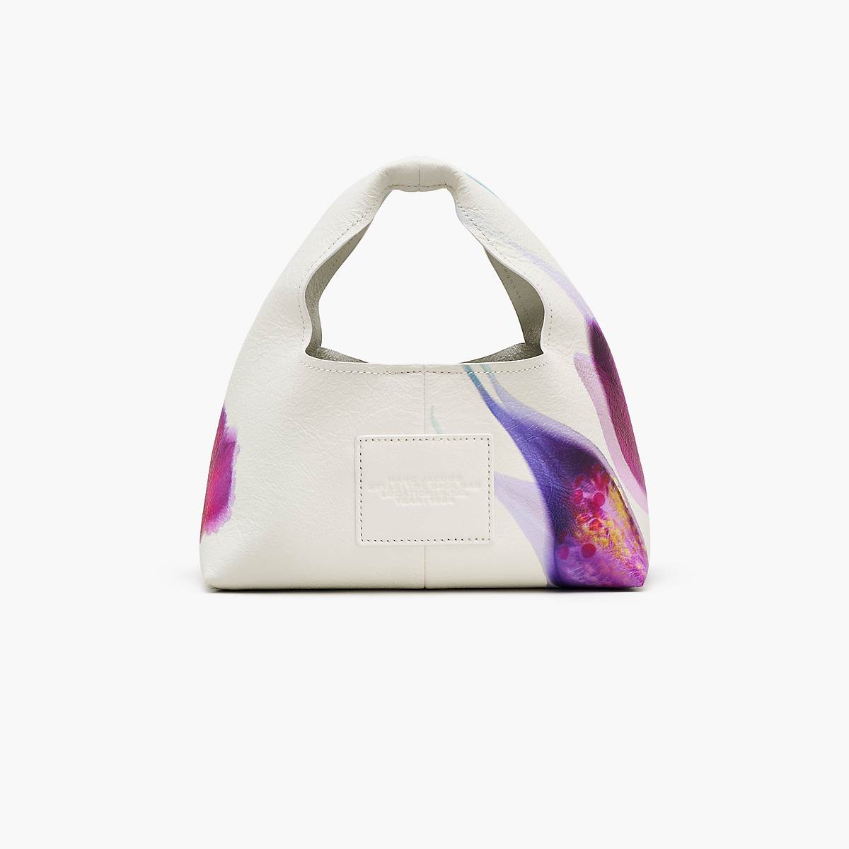 Marc Jacobs Future Floral Leather Mini Sack Axelväska Dam Vita Olika Färger | LDT-065182