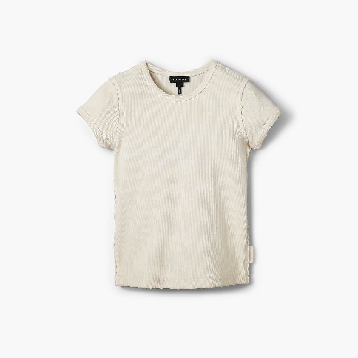 Marc Jacobs Grunge Shrunken Tee T-Shirt Dam Grädde | AUQ-564023