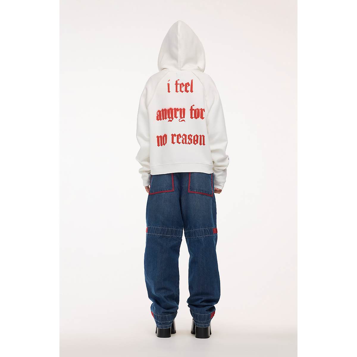 Marc Jacobs I Feel Angry Zip-up Hoodie Dam Vita | KIO-257308