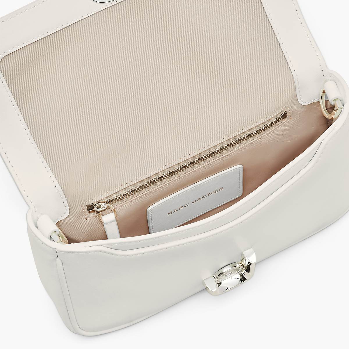 Marc Jacobs J Marc Axelväska Dam Vita Silver | ILV-378420