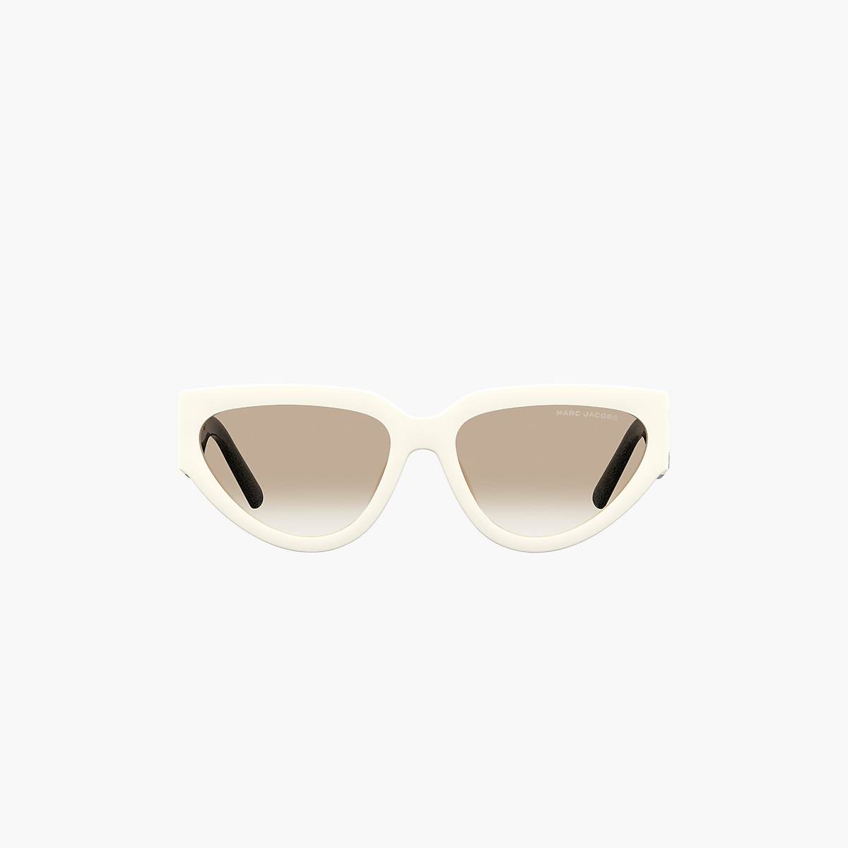 Marc Jacobs J Marc Cat Eye Solglasögon Dam Vita Svarta | CJP-782463