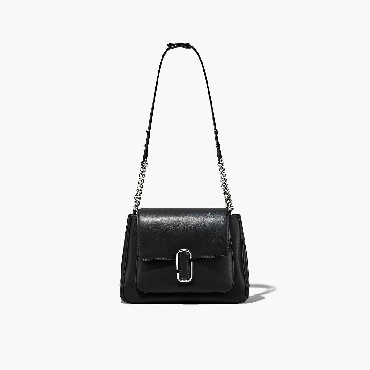 Marc Jacobs J Marc Chain Satchel Väska Dam Svarta Silver | GJD-314896