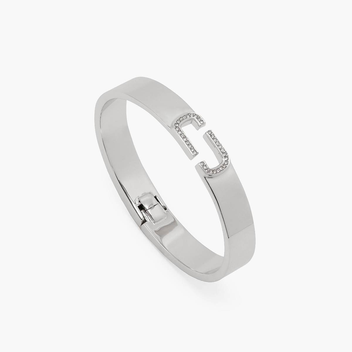 Marc Jacobs J Marc Crystal Bangle Armring Dam Silver | IQC-746305