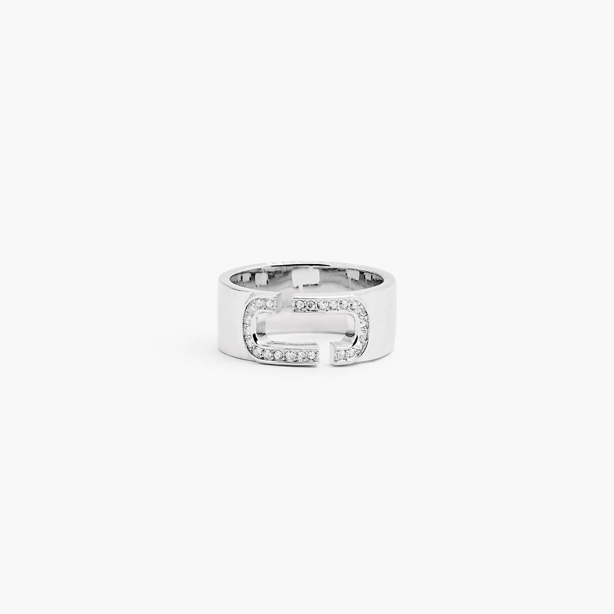 Marc Jacobs J Marc Crystal Ringar Dam Silver | OUB-837920