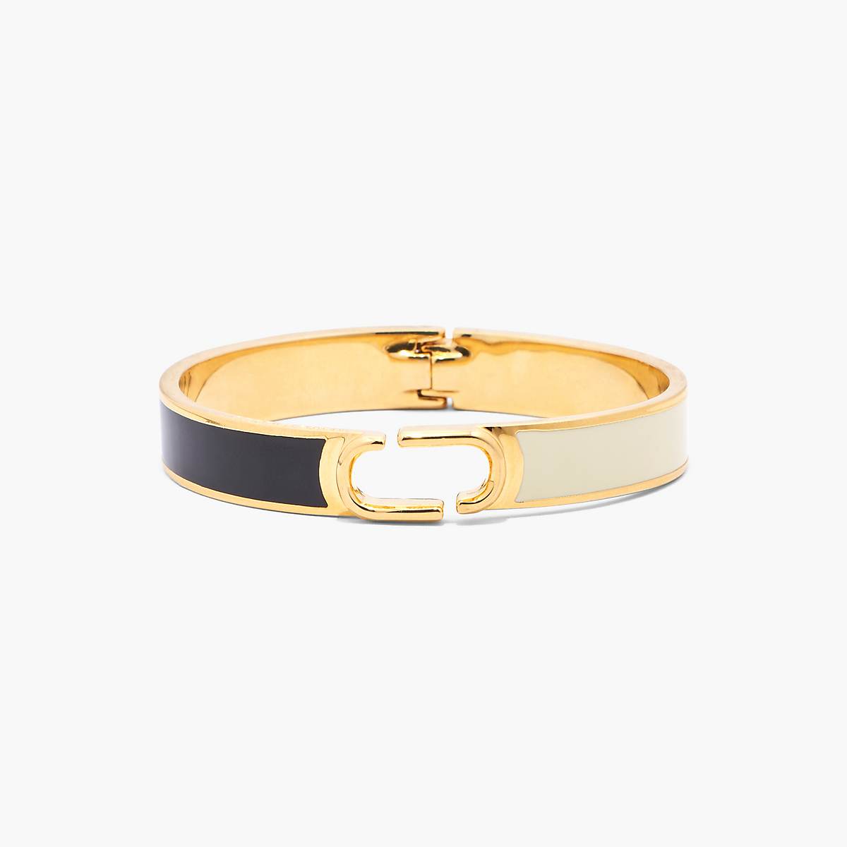 Marc Jacobs J Marc Hinge Bangle Armring Dam Svarta Guld | COJ-683159