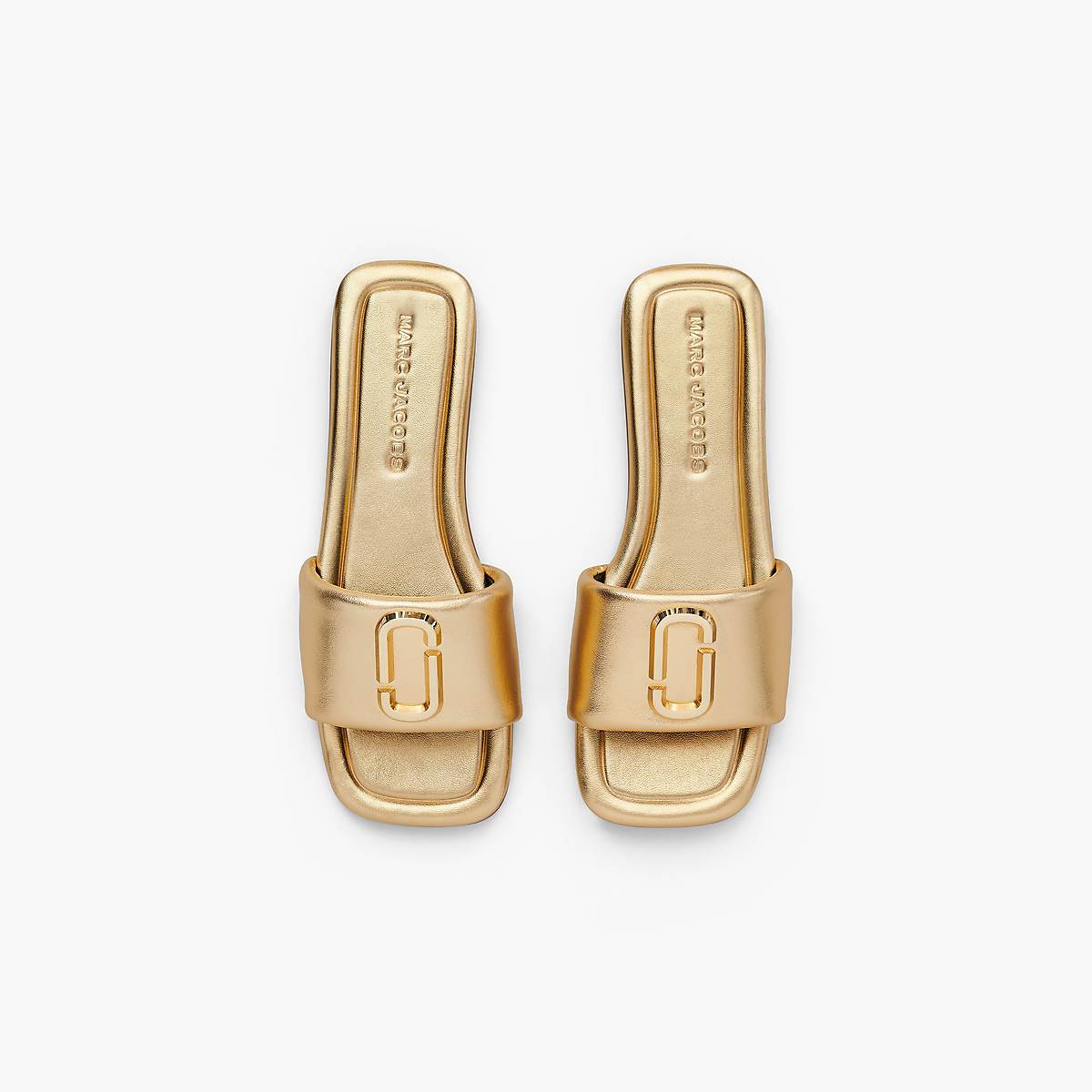 Marc Jacobs J Marc Metallic Sandaler Dam Guld | EPL-367912