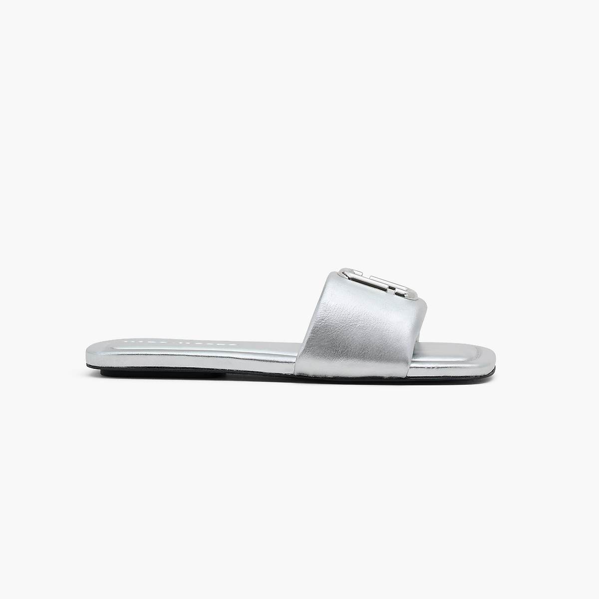 Marc Jacobs J Marc Metallic Sandaler Dam Silver | DFL-420563