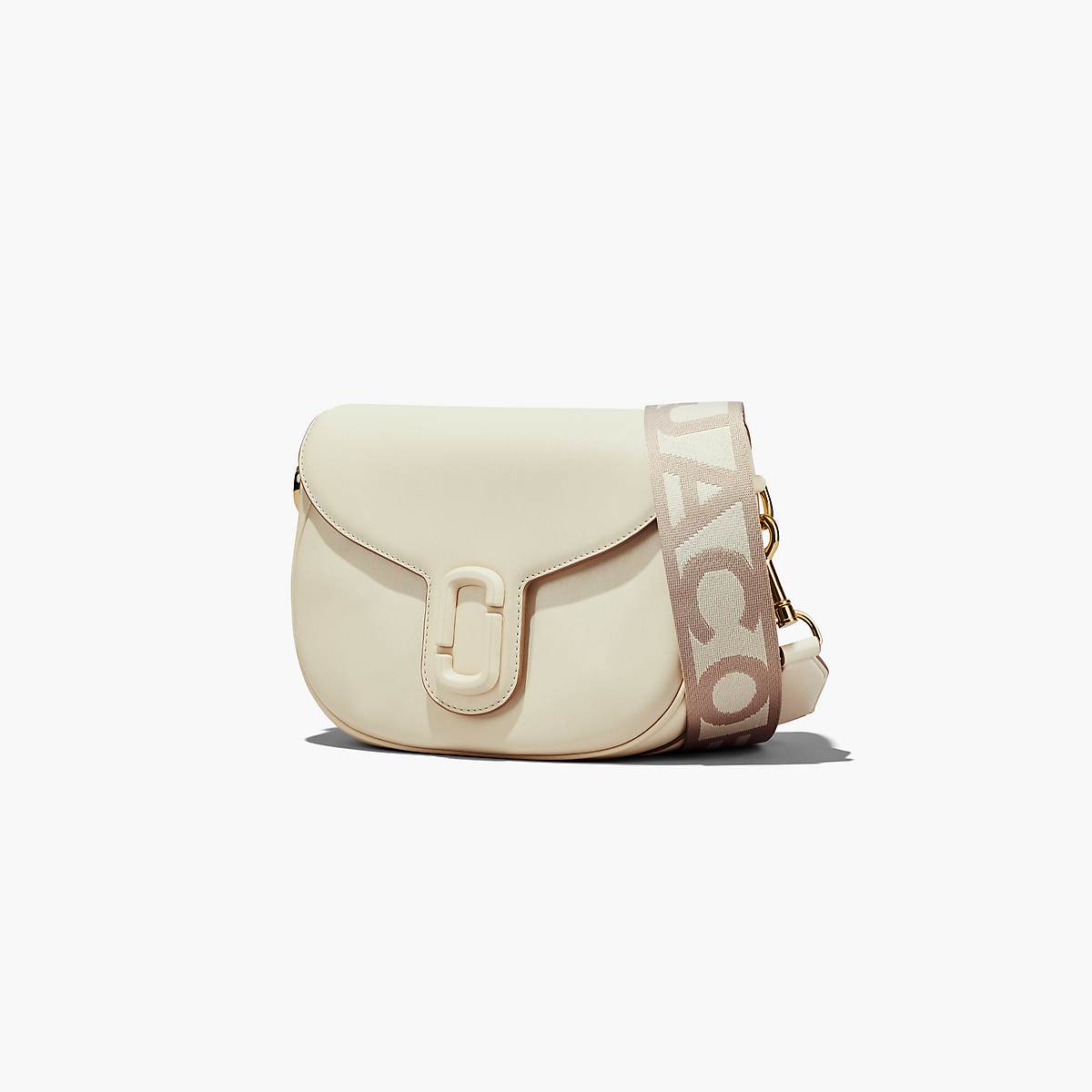 Marc Jacobs J Marc Saddle Crossbody Väska Dam Vita | CZQ-251903