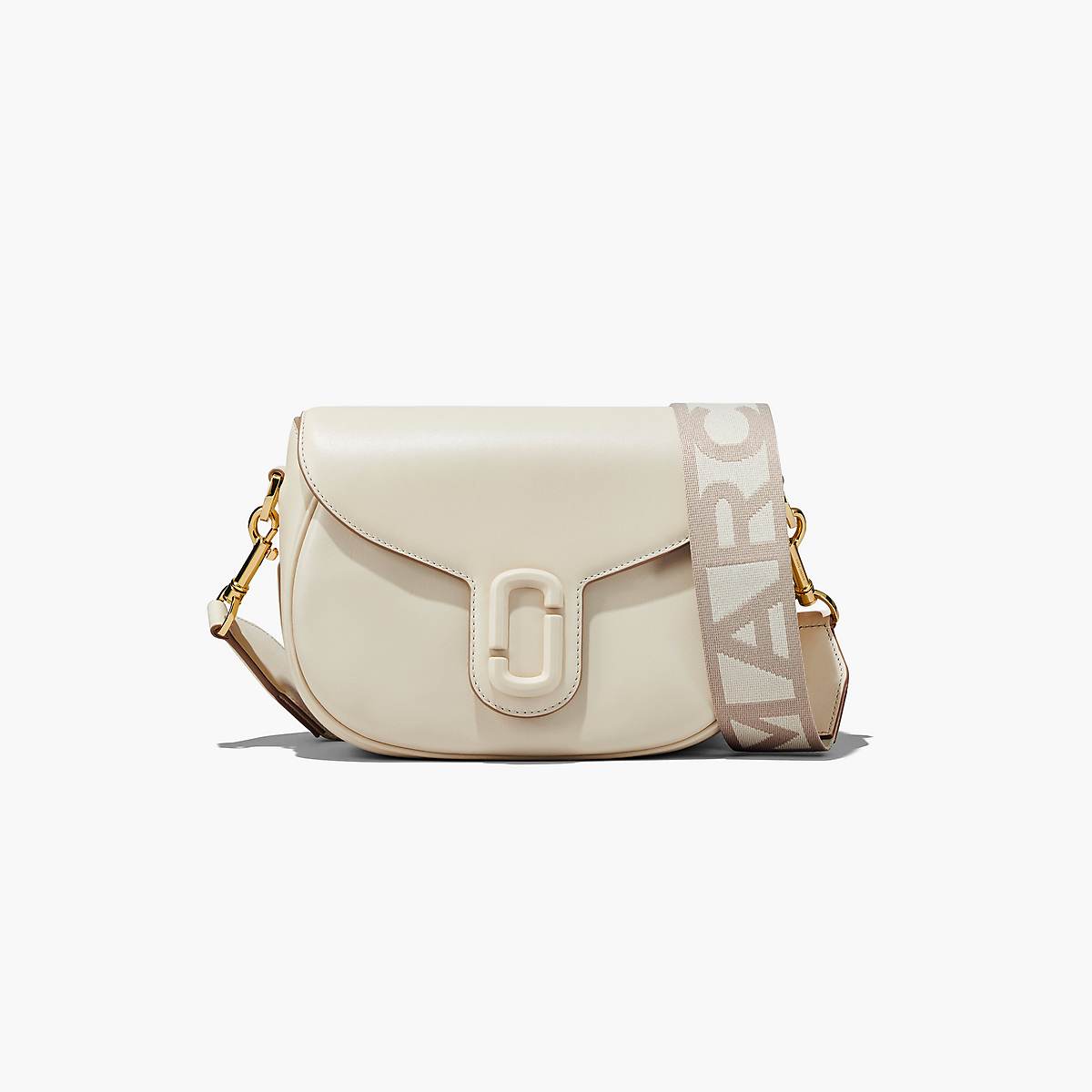 Marc Jacobs J Marc Saddle Crossbody Väska Dam Vita | CZQ-251903