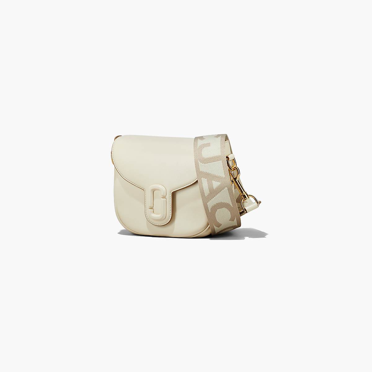 Marc Jacobs J Marc Small Saddle Crossbody Väska Dam Vita | AUN-702869