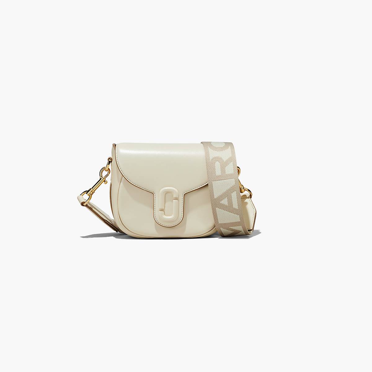 Marc Jacobs J Marc Small Saddle Crossbody Väska Dam Vita | AUN-702869