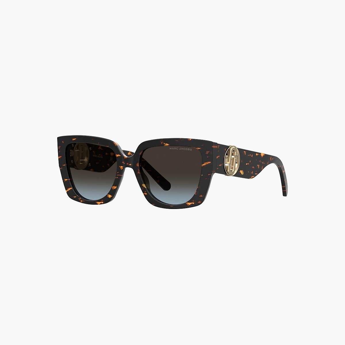 Marc Jacobs J Marc Square Cutout Solglasögon Dam Svarta | WAQ-421863