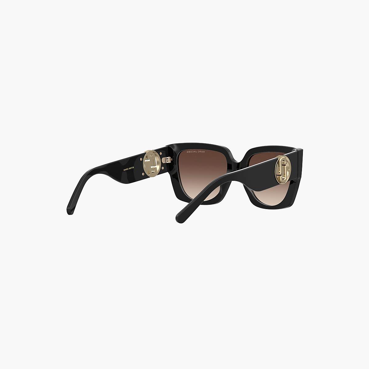 Marc Jacobs J Marc Square Cutout Solglasögon Dam Svarta | XBZ-297416