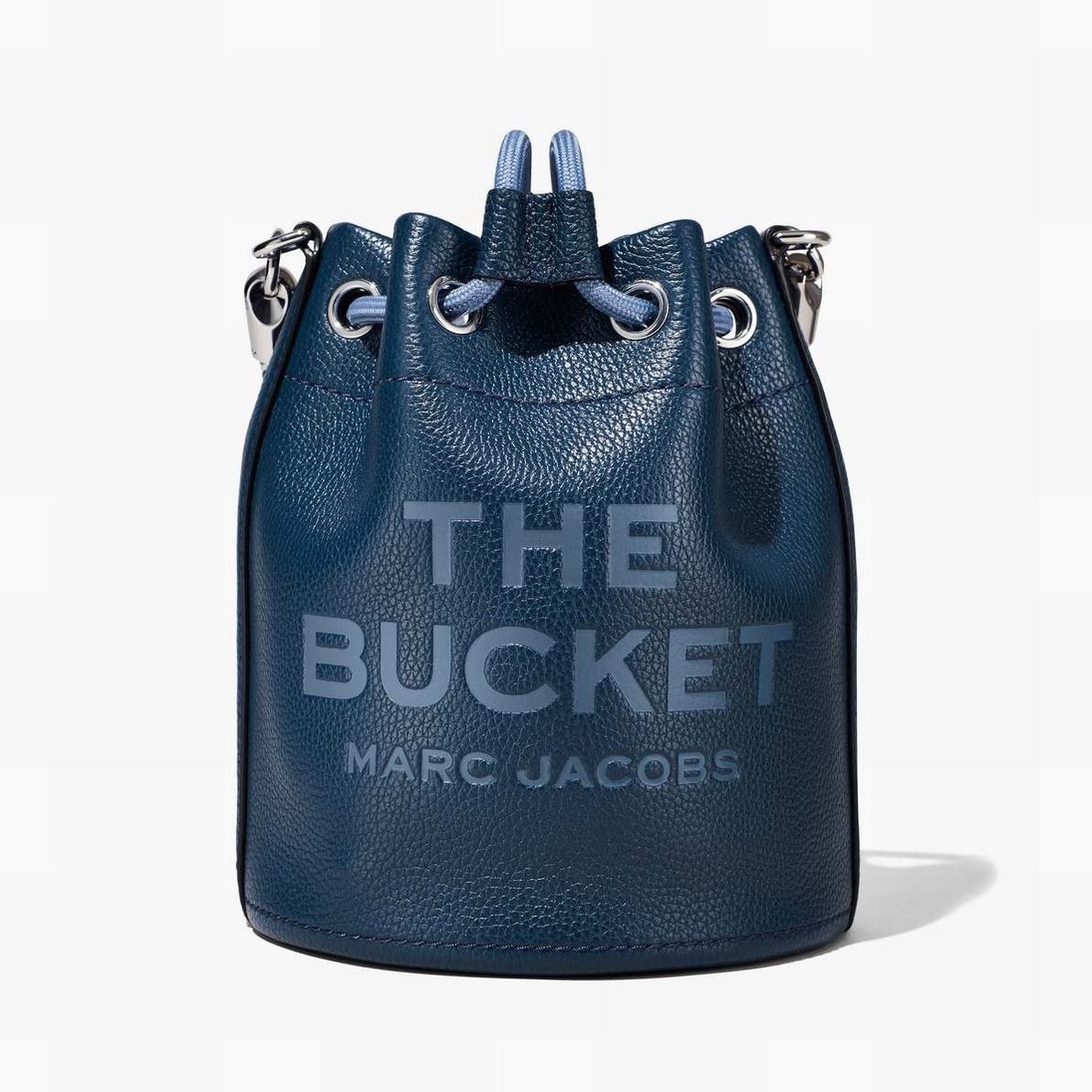 Marc Jacobs Leather Bucket Väska Dam Blå | QHC-781406