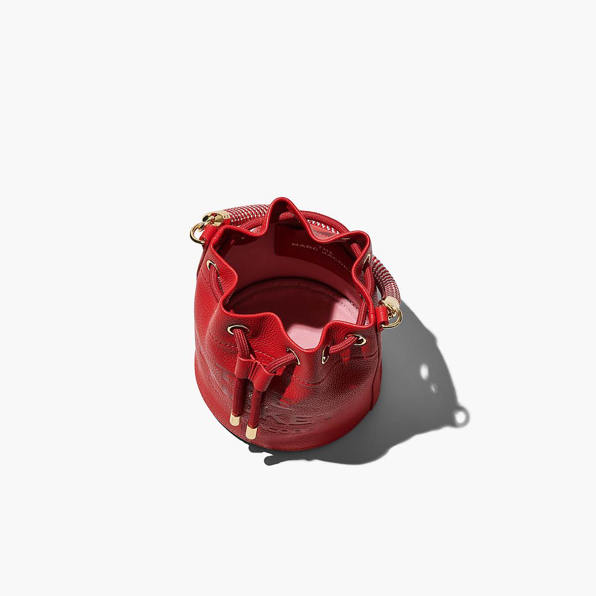 Marc Jacobs Leather Bucket Väska Dam Röda | OSB-415380