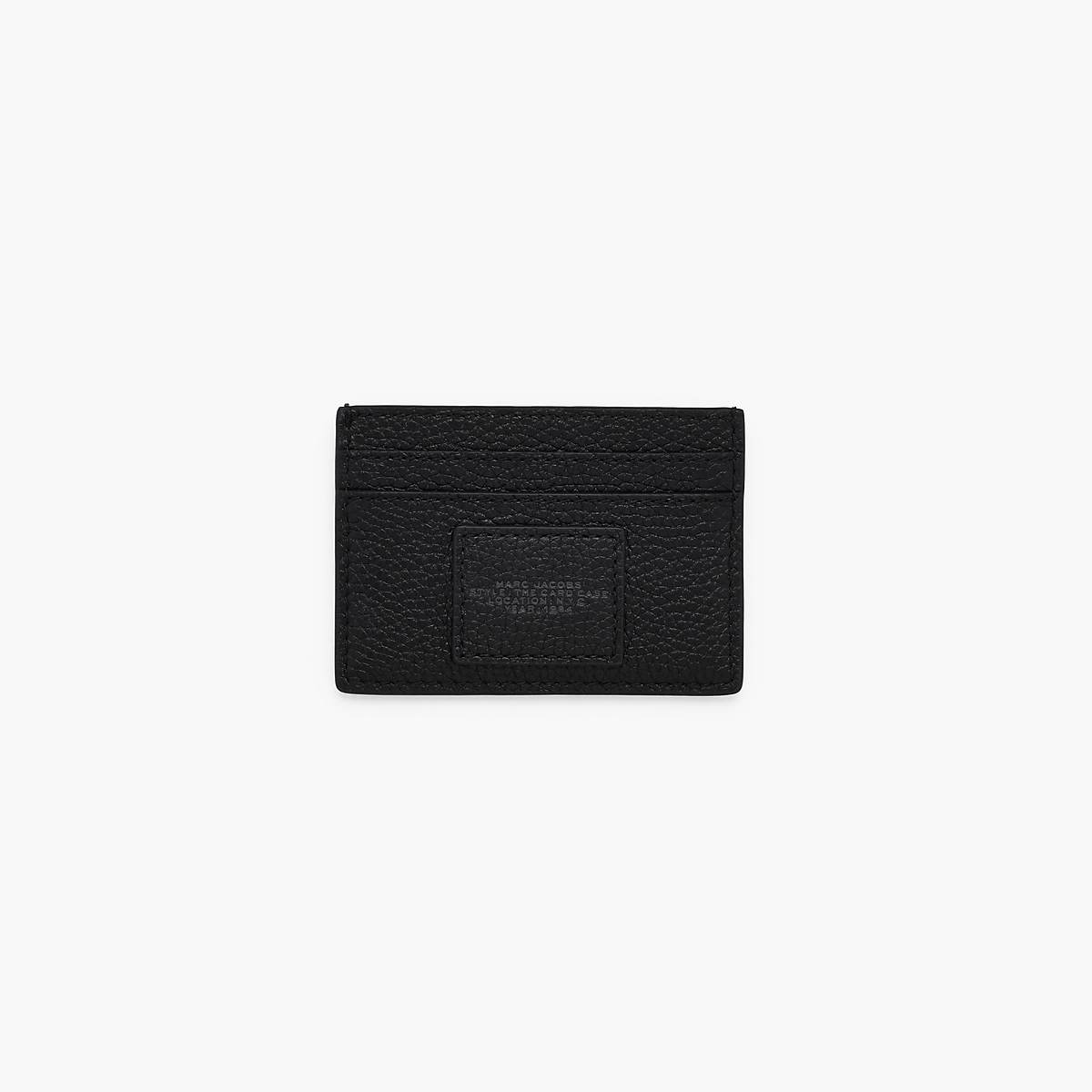 Marc Jacobs Leather Card Case Plånbok Dam Svarta | HOA-102965