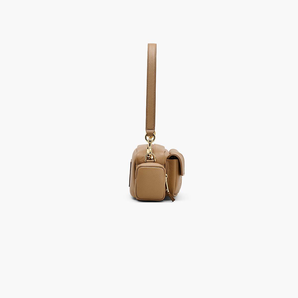 Marc Jacobs Leather Cargo Axelväska Dam Bruna | TKC-543716