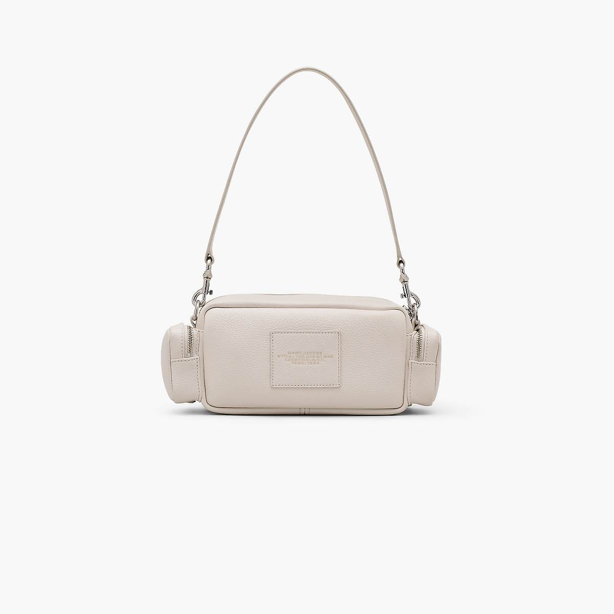 Marc Jacobs Leather Cargo Axelväska Dam Silver | FAK-097413