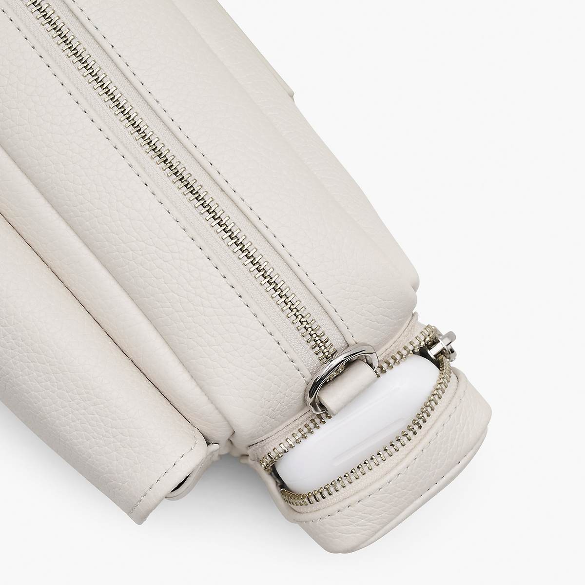 Marc Jacobs Leather Cargo Axelväska Dam Silver | FAK-097413