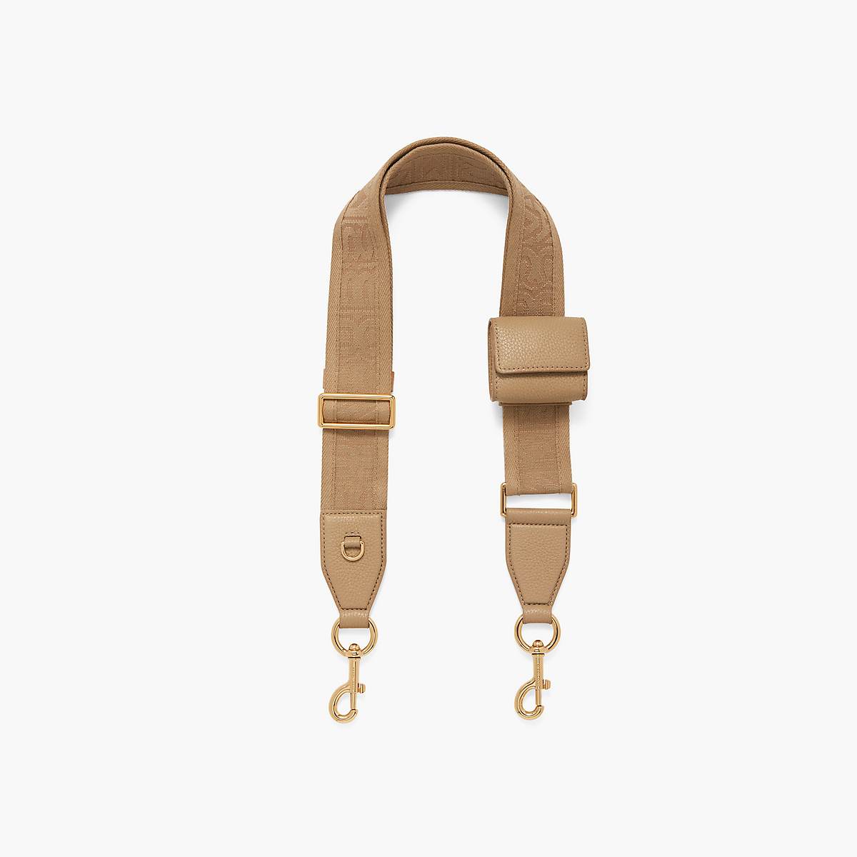 Marc Jacobs Leather Cargo Webbing Väskrem Dam Bruna | XJI-926017