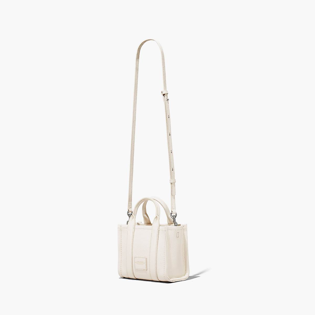 Marc Jacobs Leather Crossbody Toteväska Dam Silver | UMP-241830