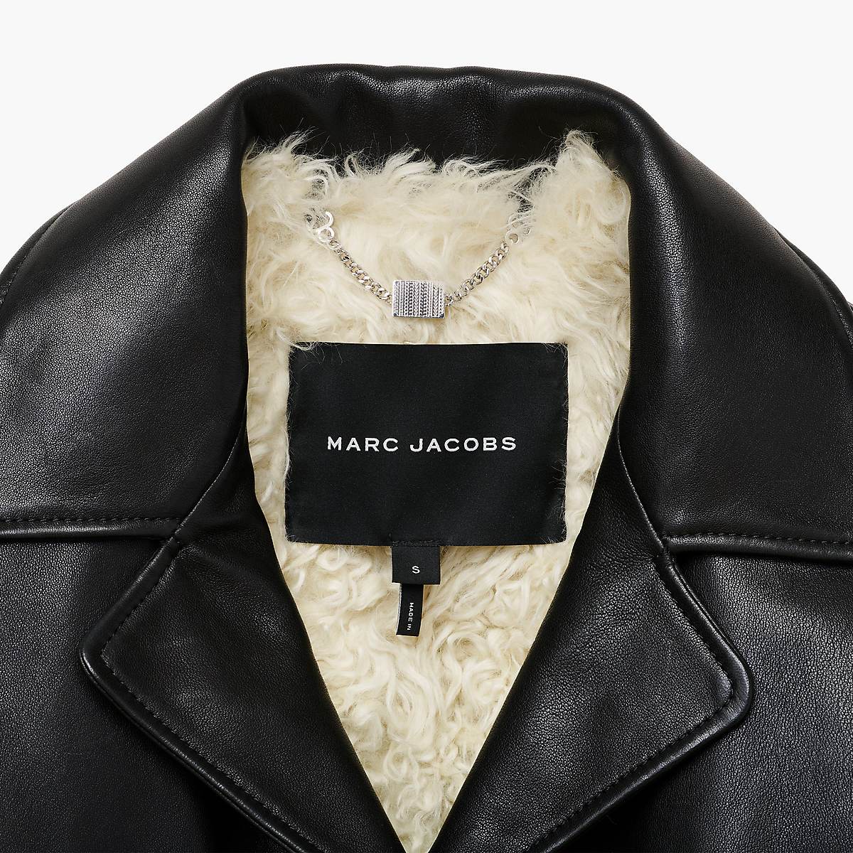 Marc Jacobs Leather Lady Jackor Dam Svarta | VOH-807463