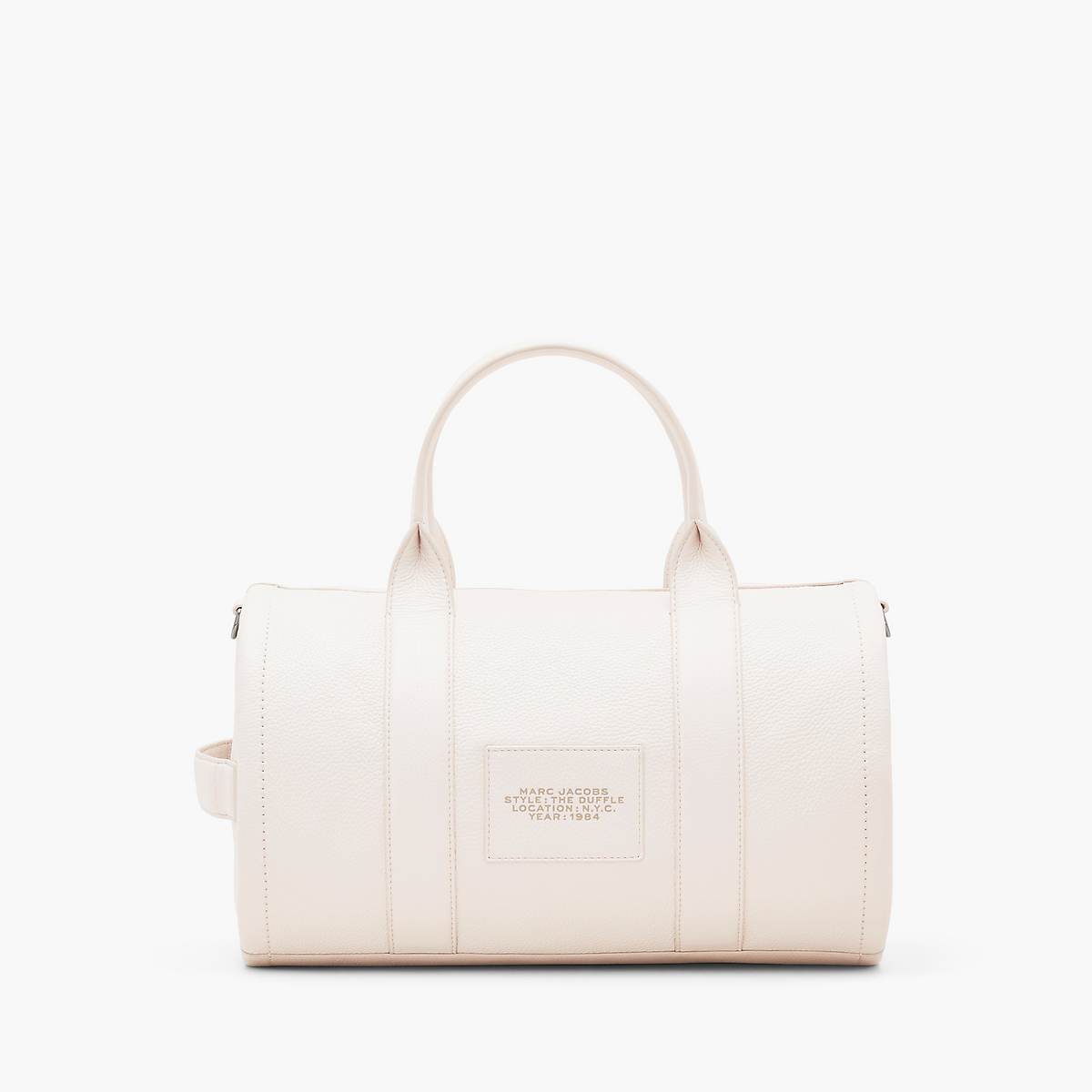 Marc Jacobs Leather Large Duffle Axelväska Dam Silver | YAF-528017