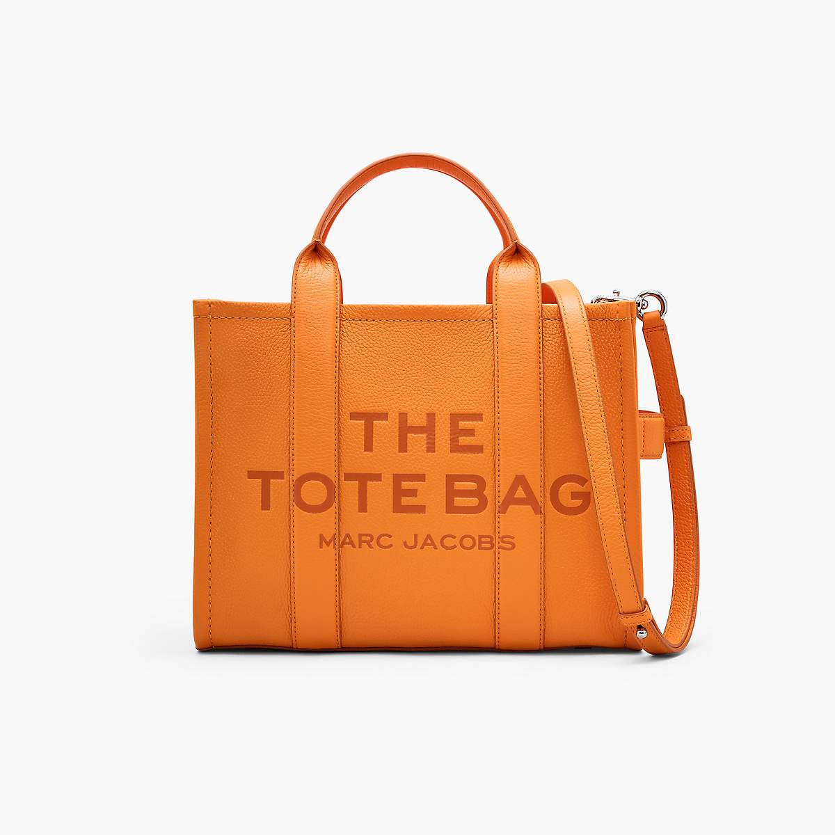 Marc Jacobs Leather Medium Toteväska Dam Orange | QXV-950321