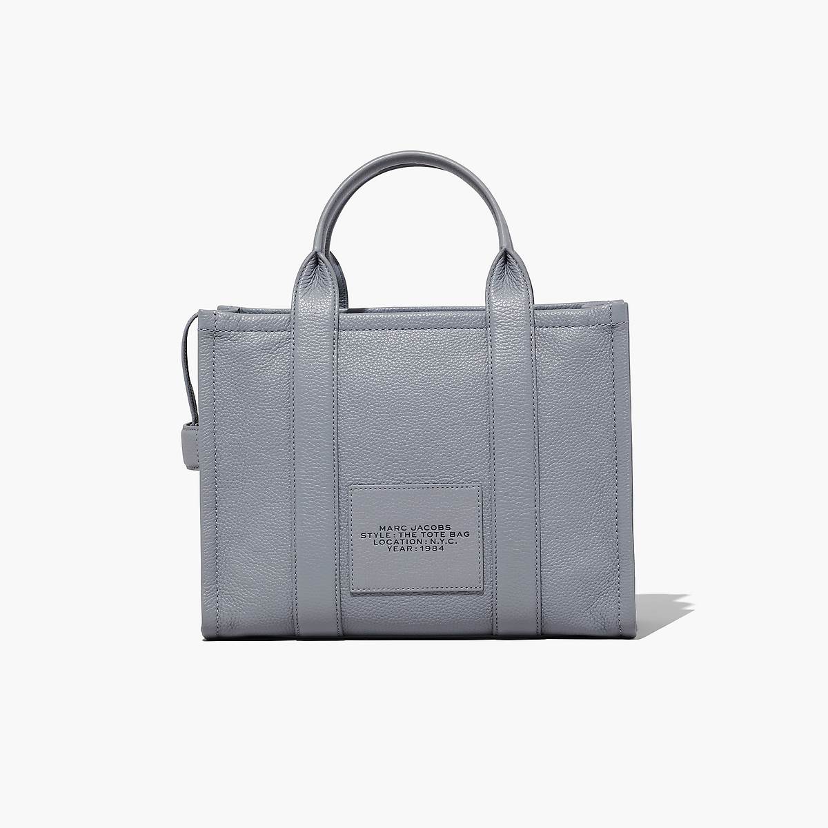 Marc Jacobs Leather Medium Toteväska Dam Grå | SLH-426108